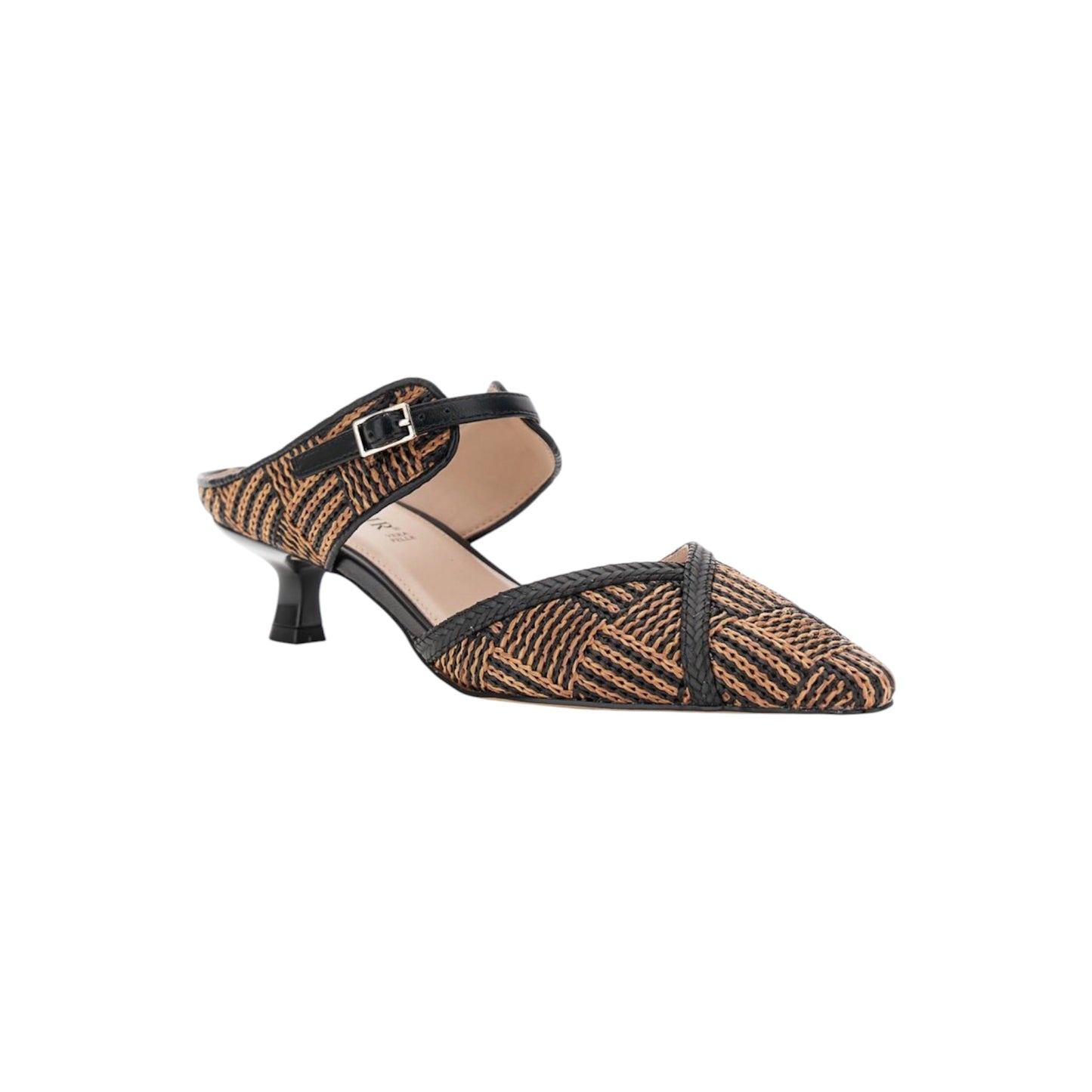 Sabot effetto raffia e treccia