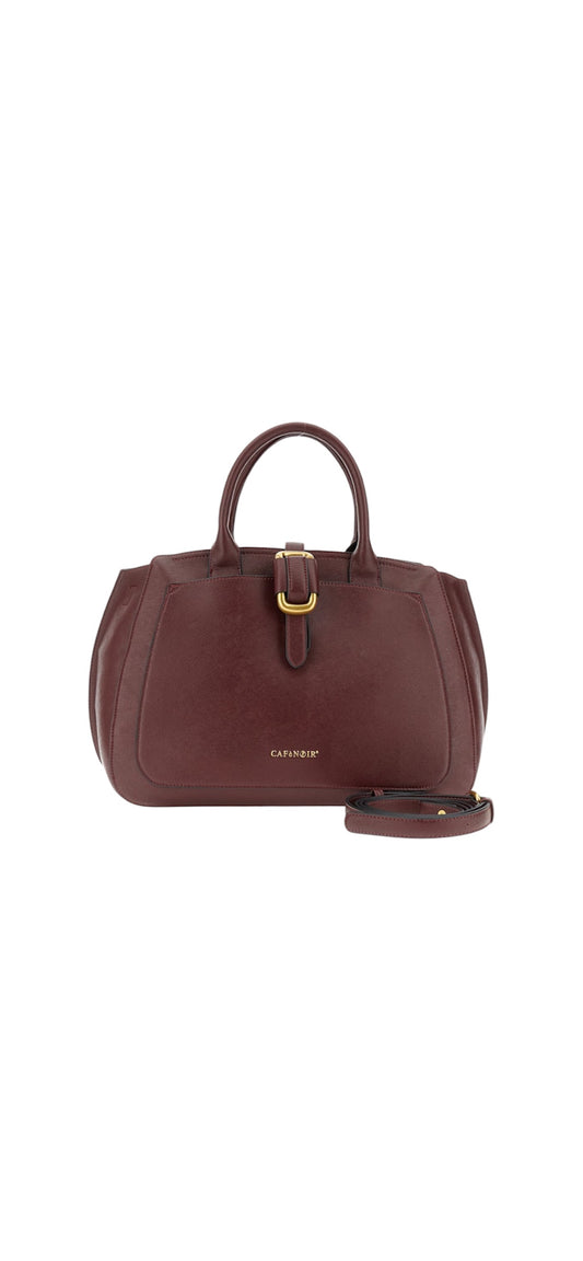 Borsa a mano con tasca applicata