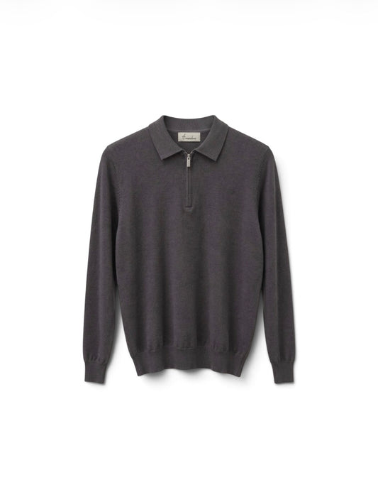 Polo con zip