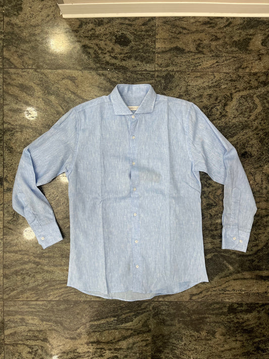 Camicia monocolore 100% lino