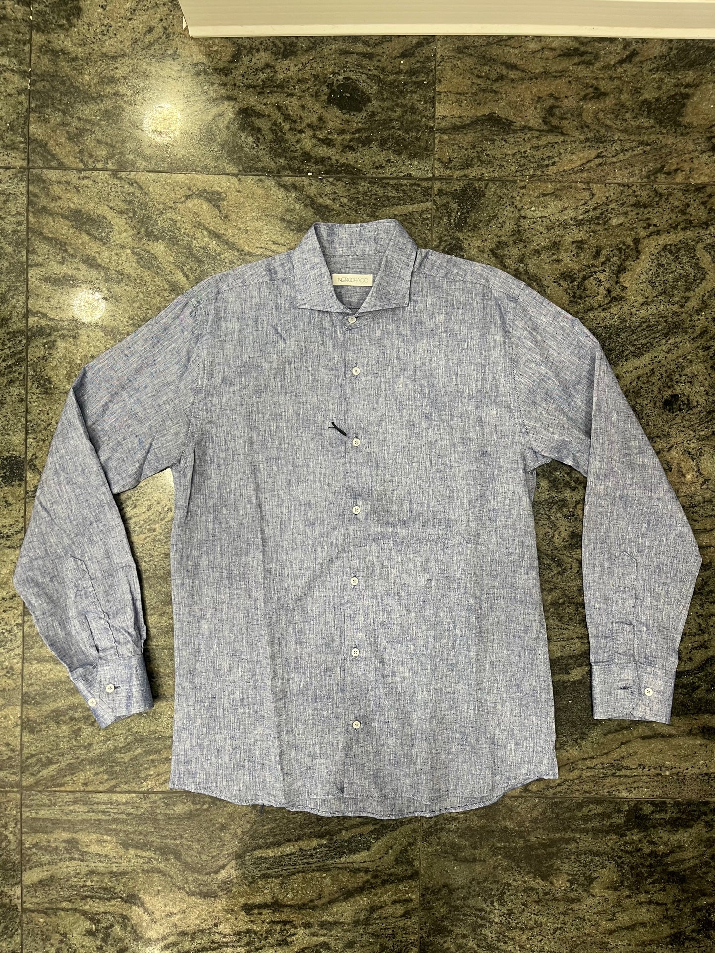Camicia monocolore 100% lino