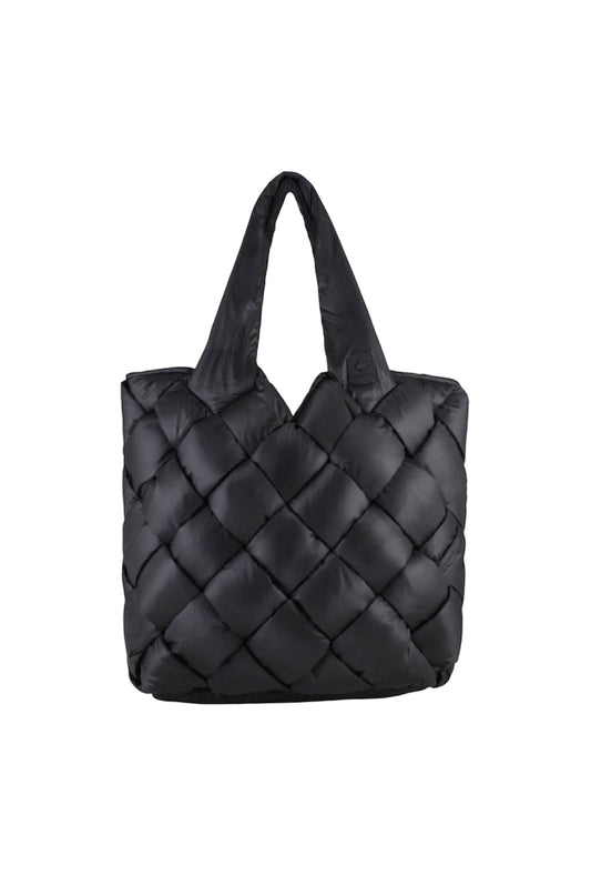 Borsa Tote Intrecciata Riciclata