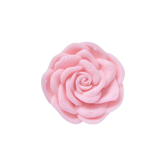 Pink rose with pearls