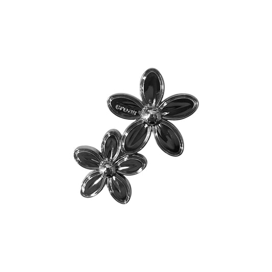 Silver Double Flower Cluster