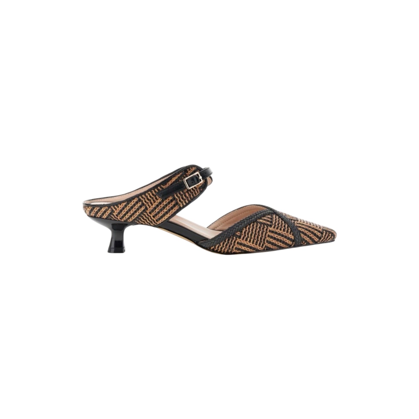 Sabot effetto raffia e treccia