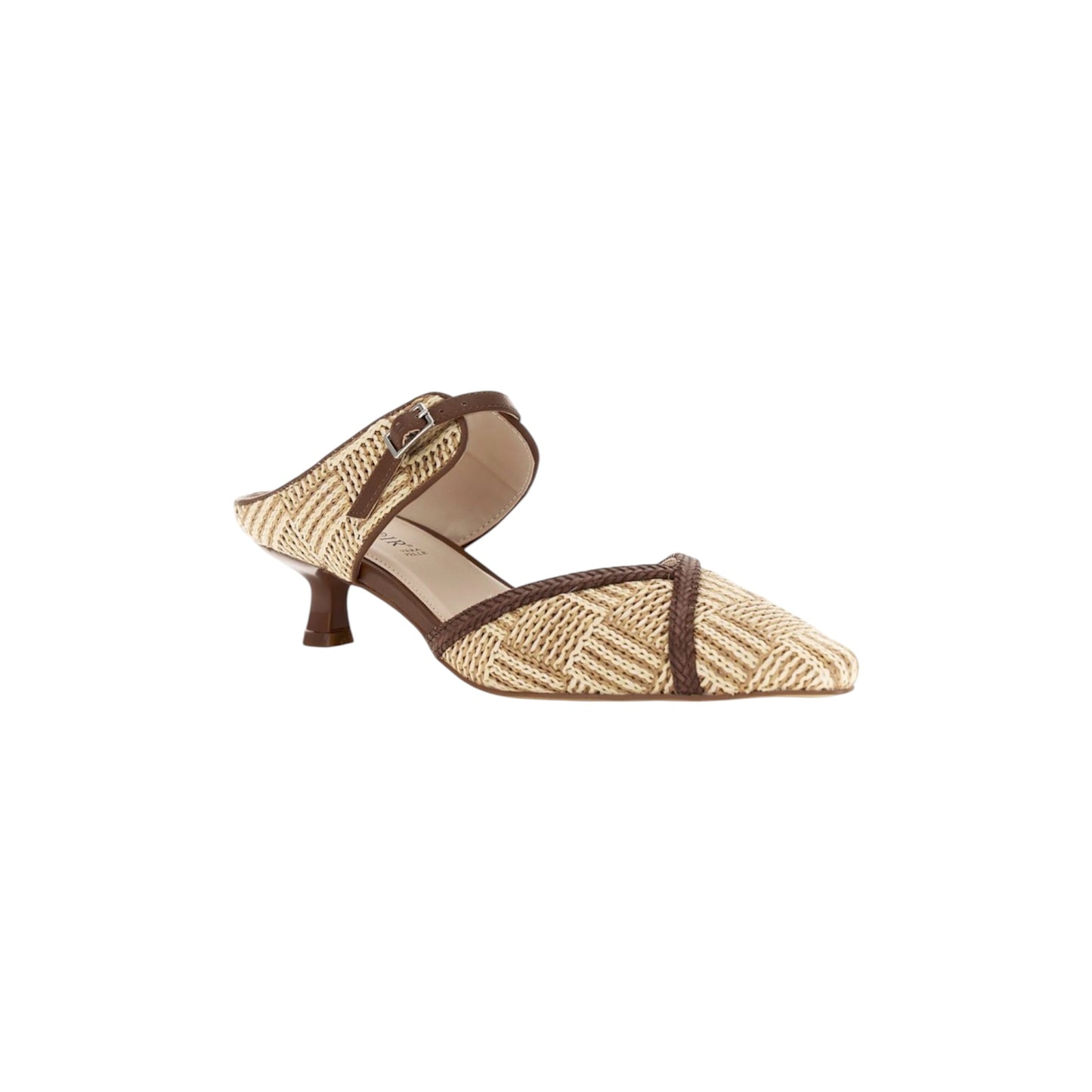 Sabot effetto raffia e treccia